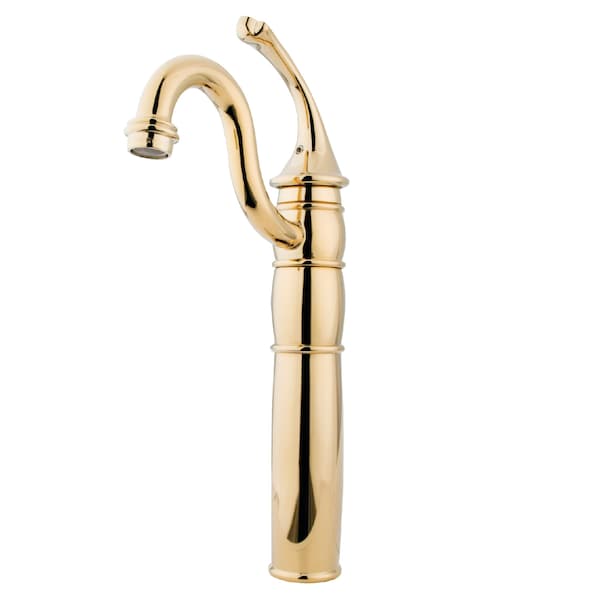 Vessel Sink Faucet, Polished Brass